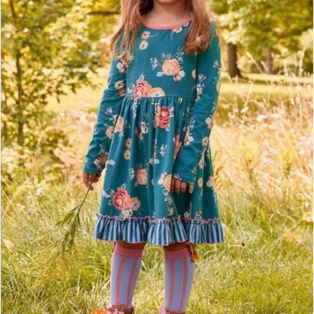Matilda Jane Dear One Dress Girls Size 4 Choose Your Own Path Excellent Very gen
